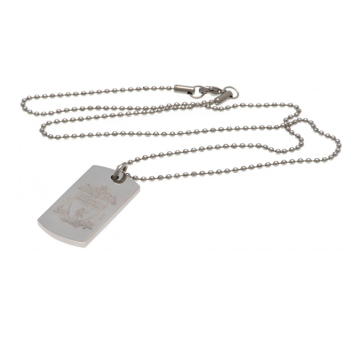 Liverpool FC колие с висулка куче Engraved Dog Tag & Chain CR