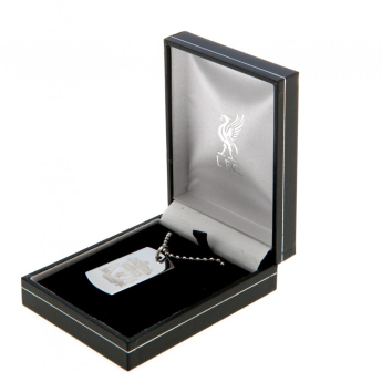 Liverpool FC колие с висулка куче Engraved Dog Tag & Chain CR