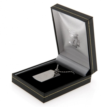 Liverpool FC колие с висулка куче Engraved Dog Tag & Chain LB