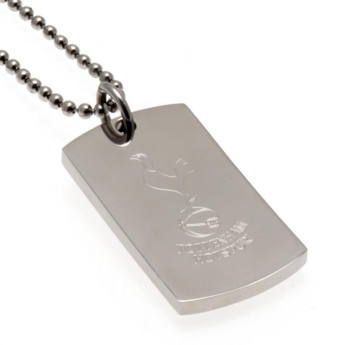 Tottenham Hotspur колие с висулка куче Engraved Dog Tag & Chain