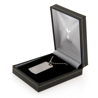 Tottenham Hotspur колие с висулка куче Engraved Dog Tag & Chain