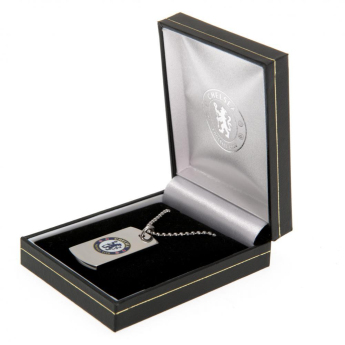 Chelsea FC колие с висулка куче Colour Crest Dog Tag & Chain