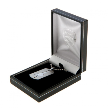 Arsenal FC колие с висулка куче Dog Tag & Chain CO GN