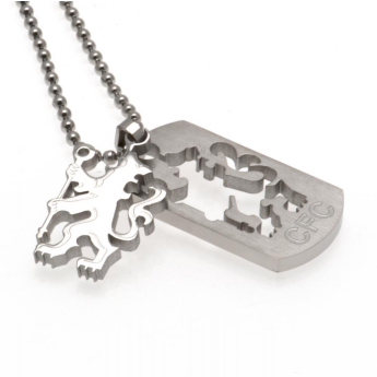 Chelsea FC колие с висулка куче Dog Tag & Chain CO