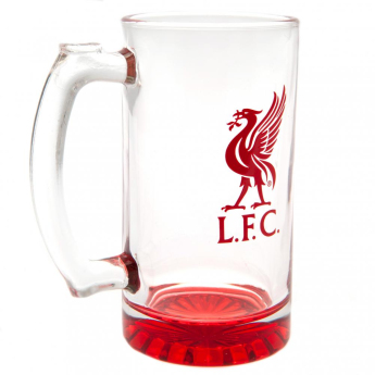 Liverpool FC стъклена чаша Stein Glass Tankard