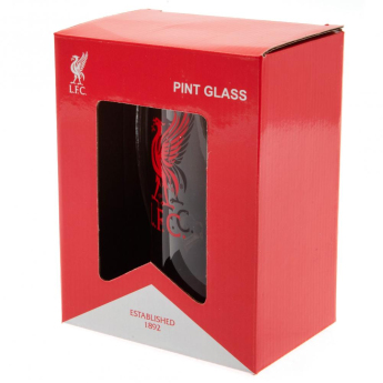 Liverpool FC стъклена чаша Stein Glass Tankard