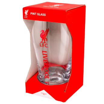 Liverpool FC стъклена чаша Tulip Pint Glass