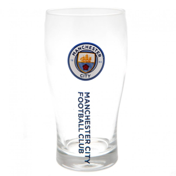 Manchester City стъклена чаша Tulip Pint Glass