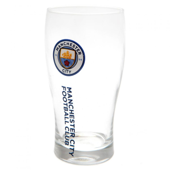 Manchester City стъклена чаша Tulip Pint Glass