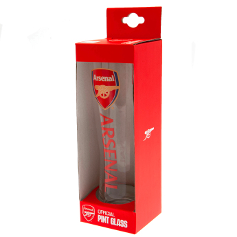 Arsenal FC стъклена чаша Tall Beer Glass