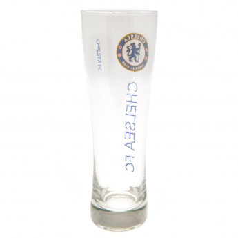 Chelsea FC стъклена чаша glass logo