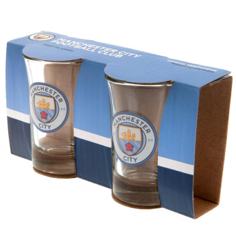 Manchester City чашка за алкохол 2pk Shot Glass Set