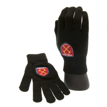 West Ham United детски ръкавици Knitted Gloves Junior