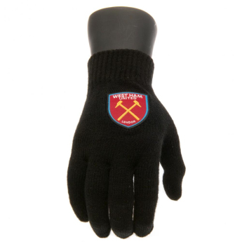 West Ham United детски ръкавици Knitted Gloves Junior