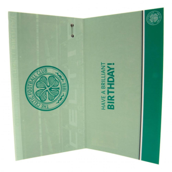 Celtic FC картичка за рожден ден Birthday Card Huddle
