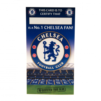 Chelsea FC картичка за рожден ден birthday card no 1 fan