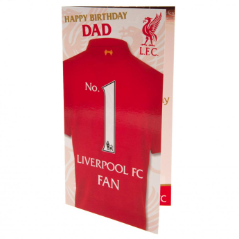 Liverpool FC картичка за рожден ден Birthday Card Dad