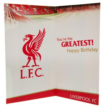 Liverpool FC картичка за рожден ден Birthday Card Dad