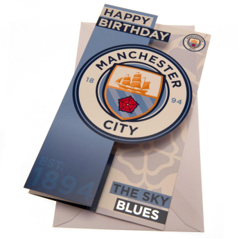 Manchester City картичка за рожден ден Birthday Card