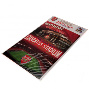 Arsenal FC картичка за рожден ден Pop-Up Birthday Card