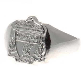 Liverpool FC пръстен Silver Plated Crest Large