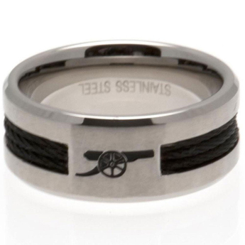 Arsenal FC пръстен Black Inlay Medium