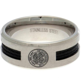 Celtic FC пръстен Black Inlay Large