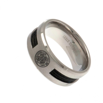 Celtic FC пръстен Black Inlay Large