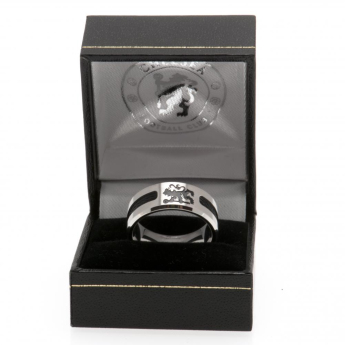 Chelsea FC пръстен Black Inlay Large