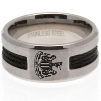 Newcastle United пръстен Black Inlay Medium