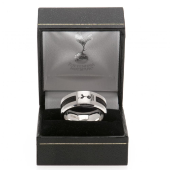Tottenham Hotspur пръстен Black Inlay Medium
