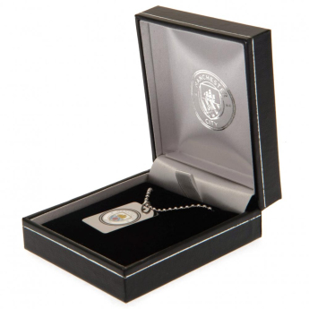 Manchester City колие с висулка куче Enamel Crest Dog Tag & Chain