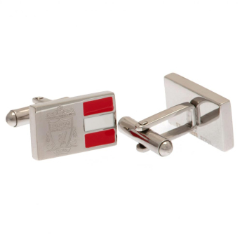 Liverpool FC копчета за ръкавели Stainless Steel Stripe Cufflinks
