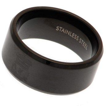 Liverpool FC пръстен Black IP Ring Medium