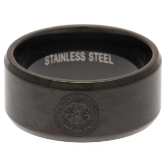 Celtic FC пръстен Black IP Plated Ring Small