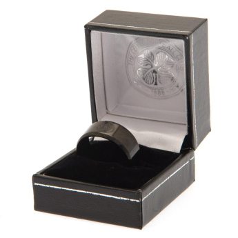 Celtic FC пръстен Black IP Plated Ring Small
