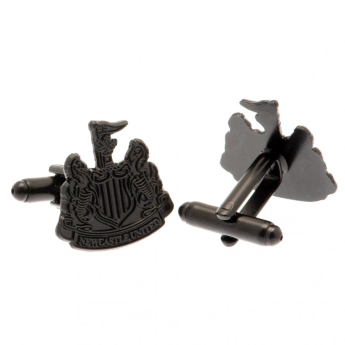 Newcastle United копчета за ръкавели Black IP Cufflinks