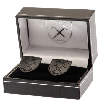 West Ham United копчета за ръкавели Black IP Cufflinks