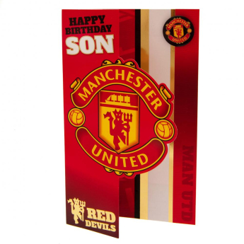 Manchester United пожелание Birthday Card Son