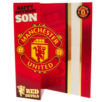 Manchester United пожелание Birthday Card Son