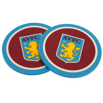 Aston Villa комплект подложки за чаши 2pk Coaster Set