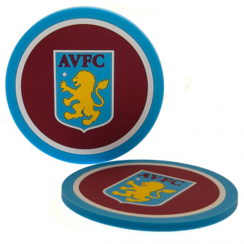 Aston Villa комплект подложки за чаши 2pk Coaster Set