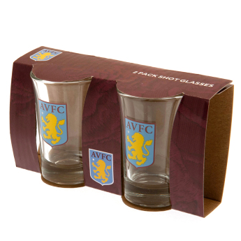 Aston Villa комплект от 2 чашки за алкохол 2pk shot glass set colour