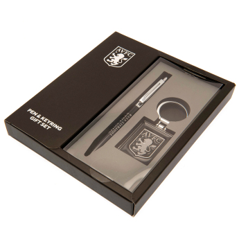 Aston Villa комплект висулка за ключове и химикал Pen & Keyring Set