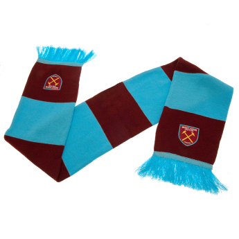 West Ham United зимен шал Bar burgundy - blue
