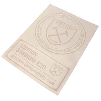 West Ham United стикери 2pk A4 Car Decal