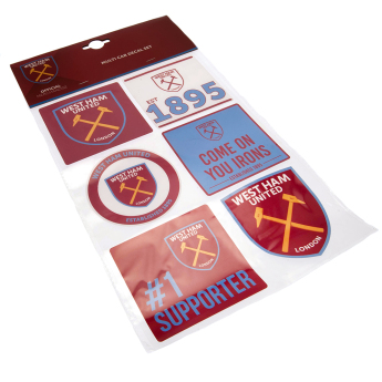 West Ham United стикери Car Decal Set
