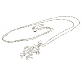 Rangers FC колие с висулка Sterling Silver Pendant & Chain Small