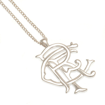 Rangers FC колие с висулка Sterling Silver Pendant & Chain Fixed
