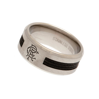 Rangers FC пръстен Black Inlay Ring Large